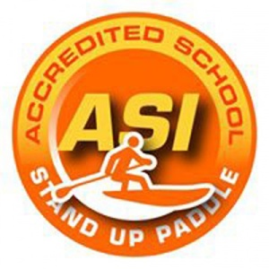 Stand Up Paddle Board ASI Accredited School logo