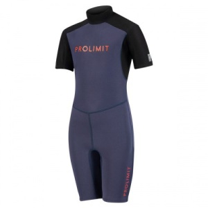 Pro Limit Grommet Shorty 2/2 in blue/red wetsuit for kids at Juice Boardsports Yorkshire