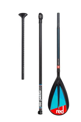 Red Paddle Co Carbon 50 Nylon adjustable lever lock 3 Piece SUP paddle at Juice Boardsports Yorkshire