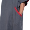 Red Quick Dry Microfibre Changing Robe in Grey - Image 4