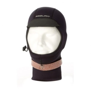 Prolimit Neoprene Hood Xtreme with Visor for Winter Watersports at Juice Boardsports Yorkshire