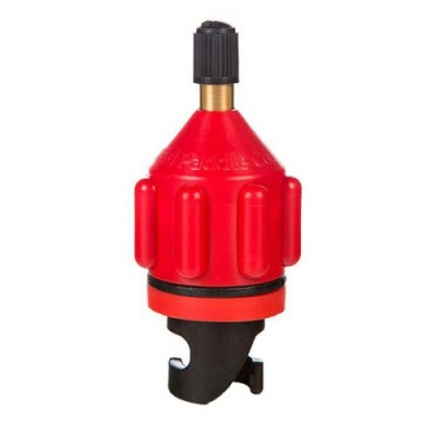 Red Original RPC Schrader Valve Adaptor at Juice Boardsports Yorkshire