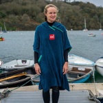 Red Original Deluxe Towelling Robe for SUP at Juice Boardsports Yorkshire