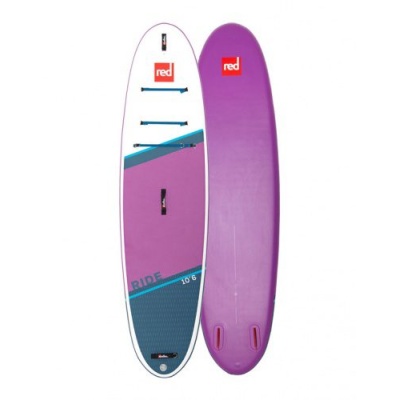 Red 10'6" Ride Purple MSL Paddle Board Package at Juice Boardsports
