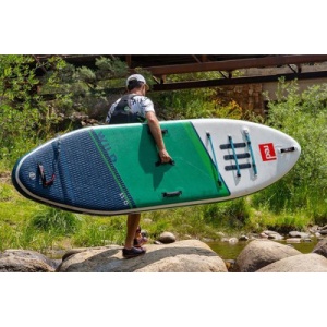 Red 11'0" Wild and belt Whitewater Inflatable Paddle Board Package at Juice Boardsports