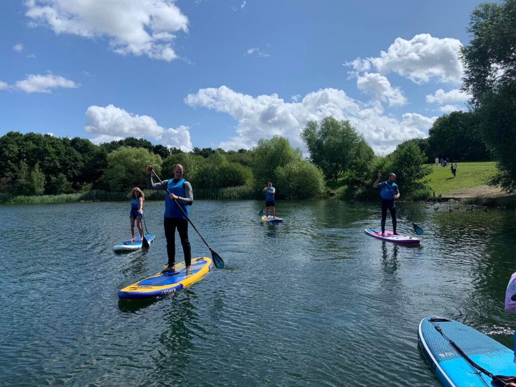 Stand up paddle boarding at Manvers