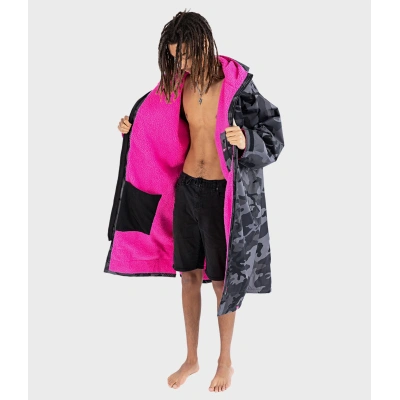 Dryrobe Advance Long Sleeve black camo/pink - Image 2