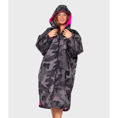 Dryrobe Advance Long Sleeve black camo/pink - Image 4