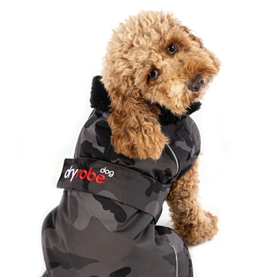 Dryrobe dog jacket camo/black - Image 2